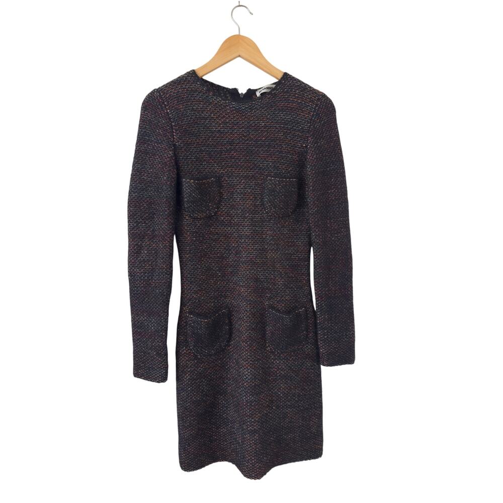 Jil Sander Cashmere Mohair Pocket Dress